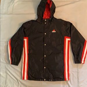 Adidas Windbreaker with Striped Inserts
